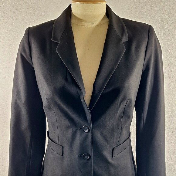 The Limited Black Collection Two Button Fully Lined Blazer Black Women’s Size 2 - Picture 1 of 4
